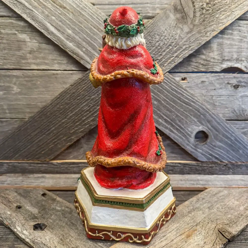 Vintage Visions of Santa 1894 Victorian Cake Figurine Home for Holidays 10